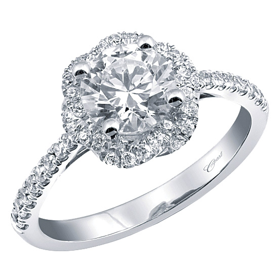 Floral Inspired Engagement Ring Coast Diamond