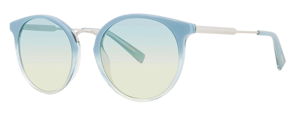 round lens sunglasses with gradient frames by vera wang