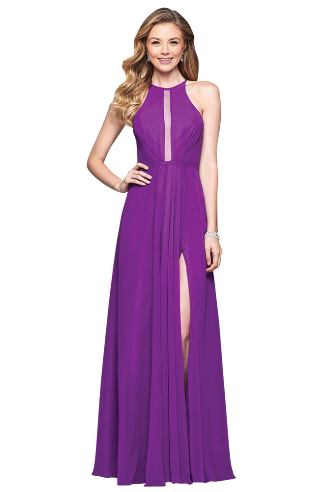 Purple Bridesmaid Dress by Faviana