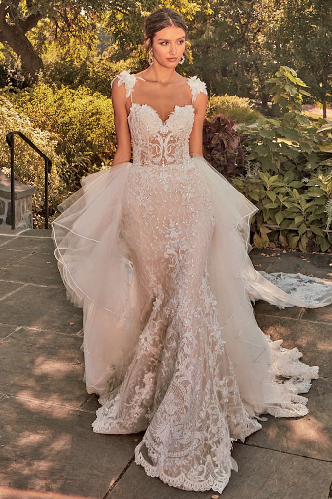 Wedding Trend Alert: The Overskirt Wedding Dress -  