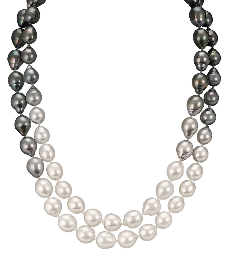 Cultured pearl strand necklace by Shane Co