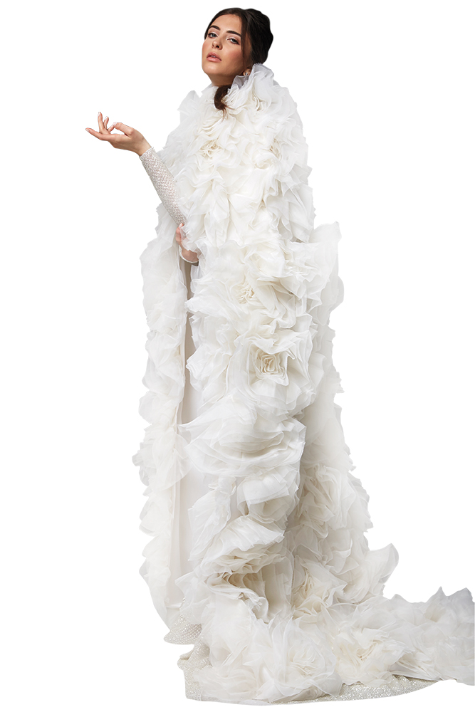 Randy Rahm wedding gown