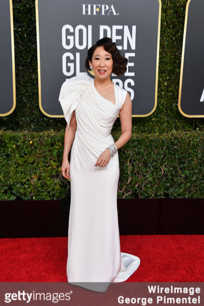 Sandra Oh at the 76th Annual Golden Globes