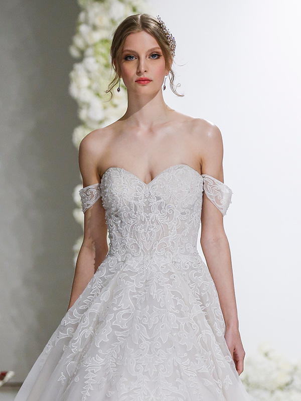 Trend We Love Wedding Gowns With Pearls Bridalguide 5455