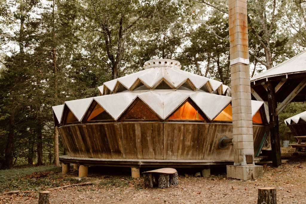 forest garden yurts airbnb missouri