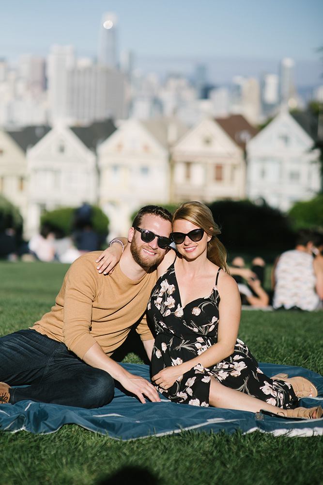 Engagement photo in San Francisco
