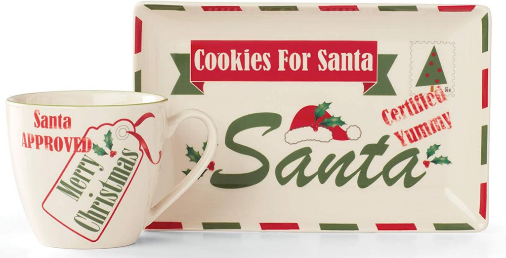 lenox milk and cookies for santa