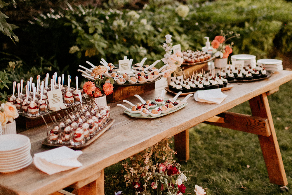 wedding desserts