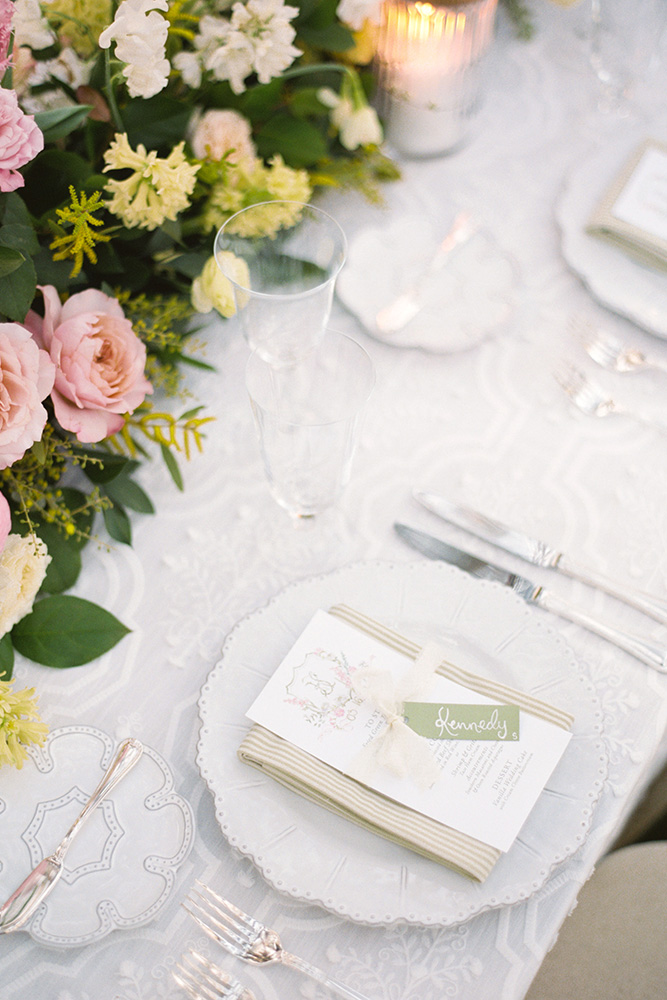 wedding place setting