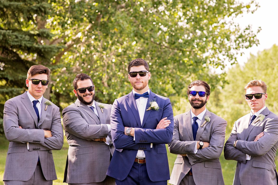groom in suit
