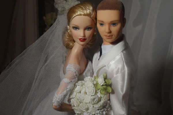 Our Favorite Wedding-Day Barbies  Barbie wedding dress, Barbie bridal,  Barbie bride