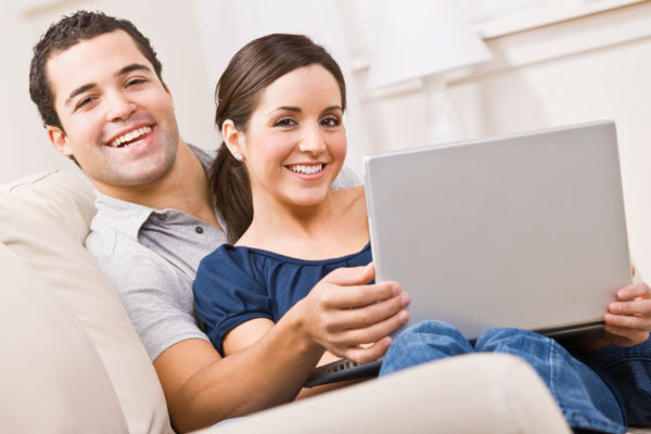 couple on computer