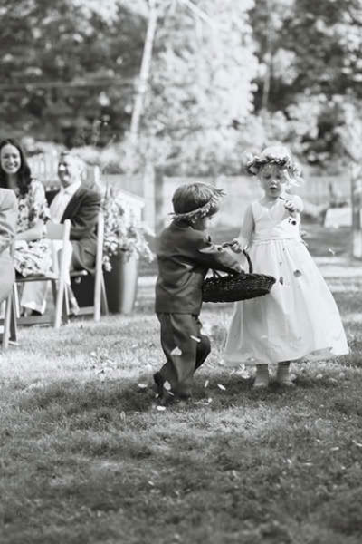 ring bearer and flower girl