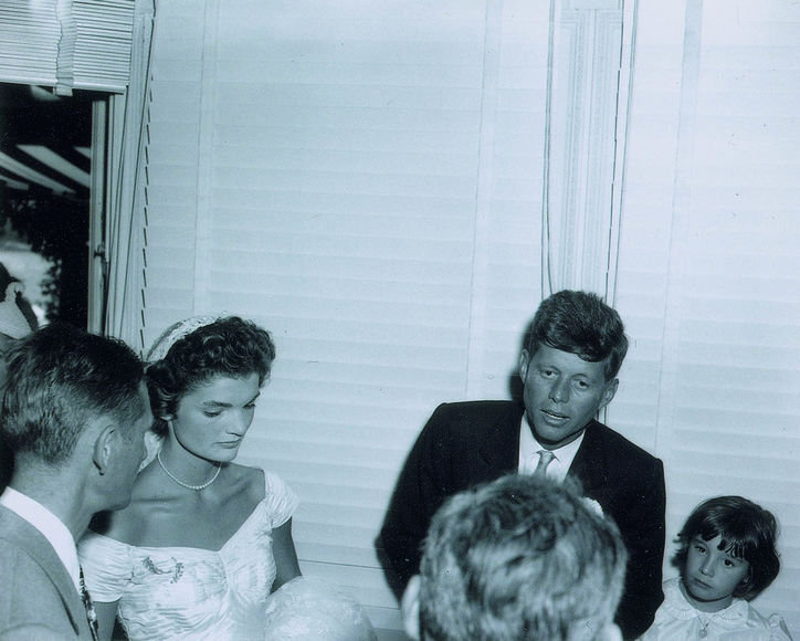 john f kennedy and jackie kennedy wedding