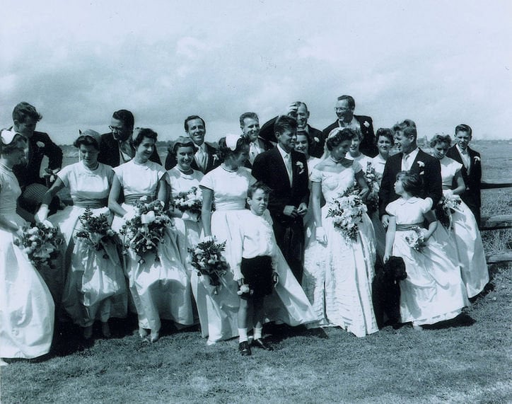 john f kennedy and jackie kennedy wedding