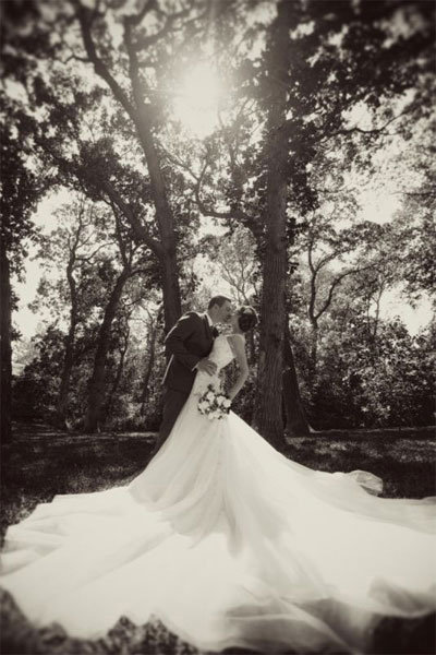 gorgeous photo of wedding gown