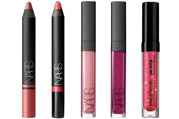 nars and make up for ever lip glosses