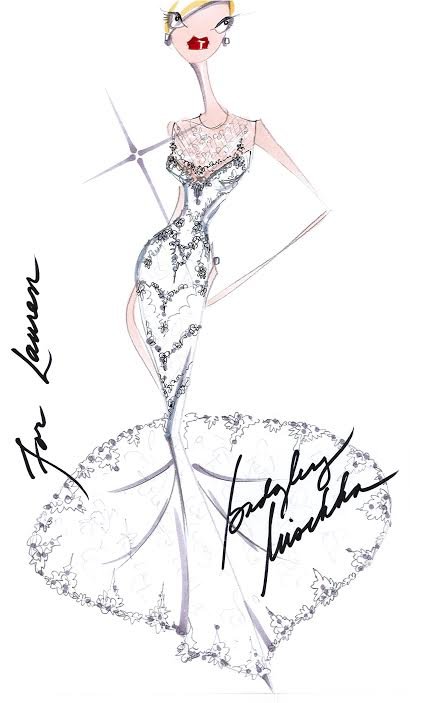 See Lauren Conrad's Wedding Dress Romantic Here!