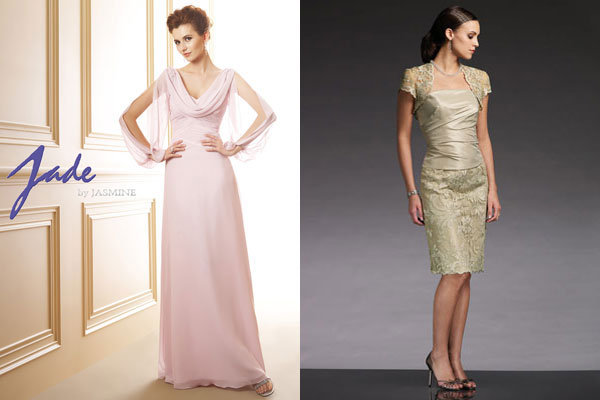 mother of the bride pastel dresses