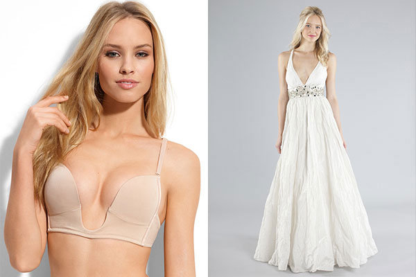 What bra should you wear under a strapless dress?
