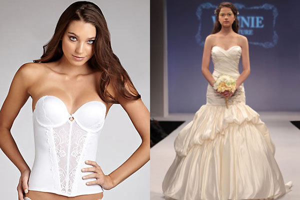 Bustier bra for wedding dress hotsell