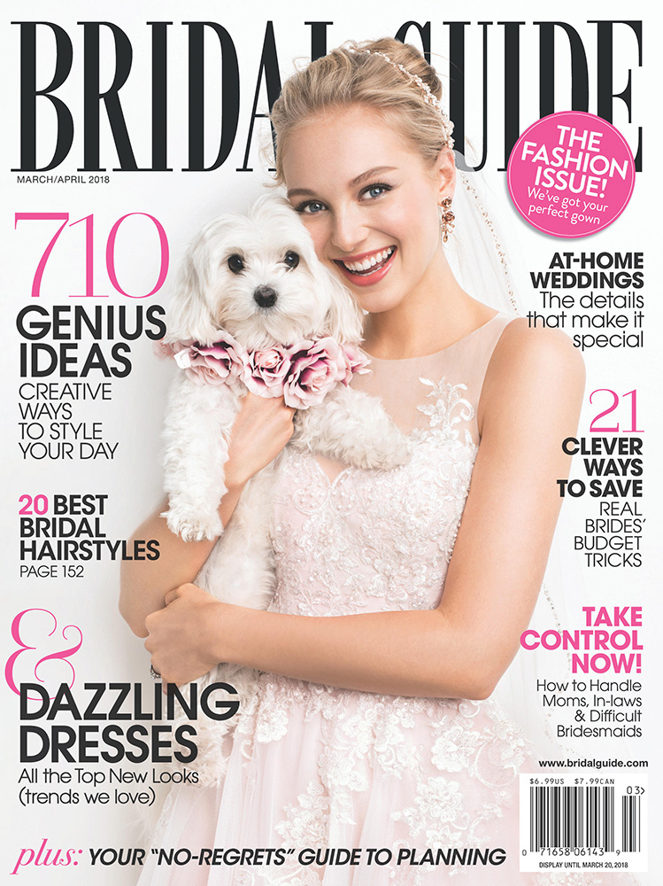 bridal guide march april 2018 cover