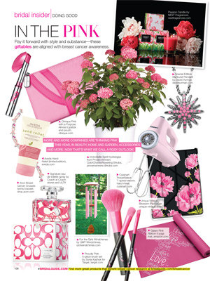 pink products to support BCA month