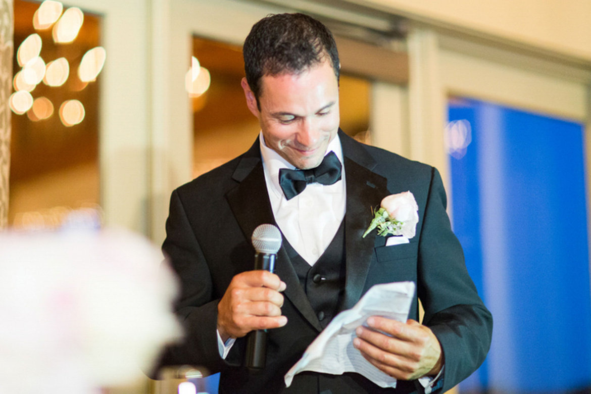 how to give a speech in a wedding