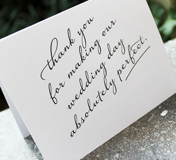 Ways to Give Thanks at Your Wedding