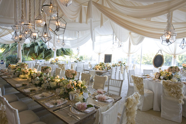 wedding tent decor 