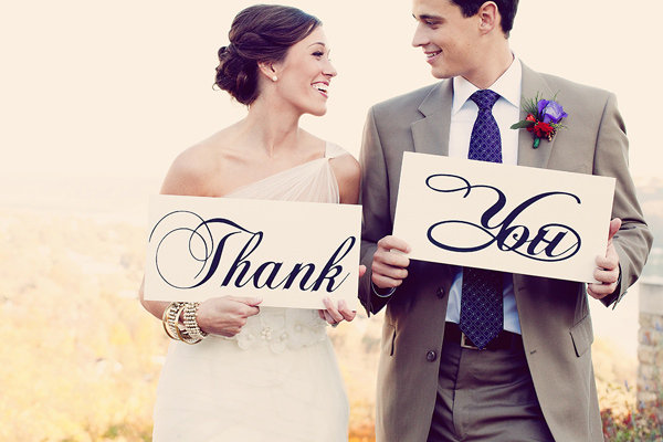 thank you after wedding