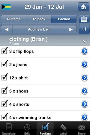 packing app