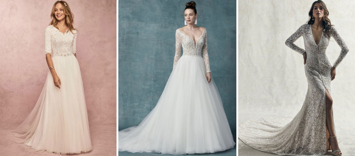 Swoon-Worthy Sleeved Gowns