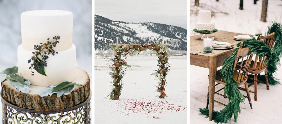 Winter Wedding Décor