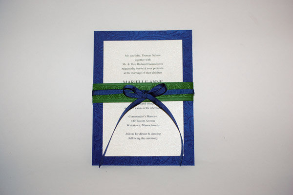 Advanced: Embossed Invites