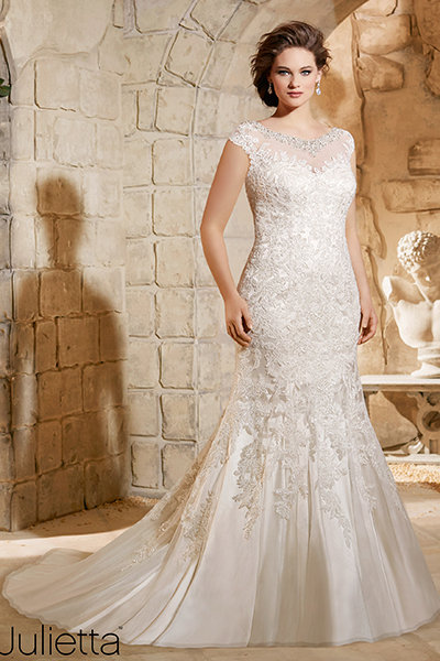 Plus Size Midi & Short Wedding Dresses, Bridal Gowns For Short Curvy Brides  - UCenter Dress