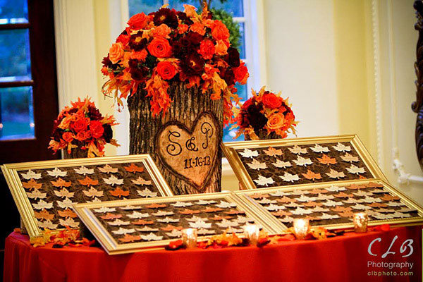 Seasonal Escort Card Displays