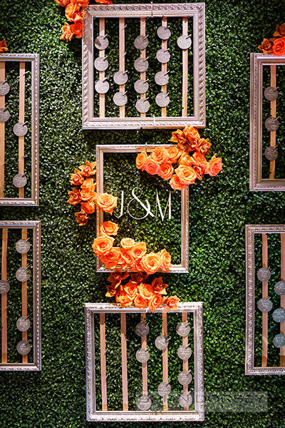 Floral Escort Card Displays