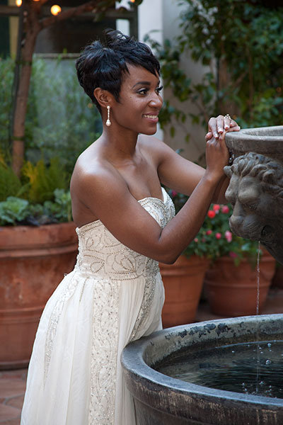 Short Wedding Hairstyle