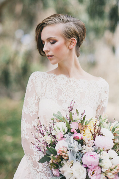 Short Wedding Hairstyle
