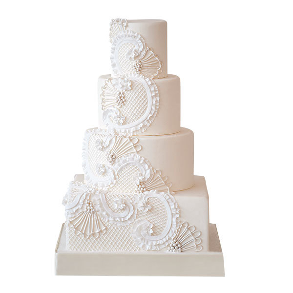Lace-Inspired Cake
