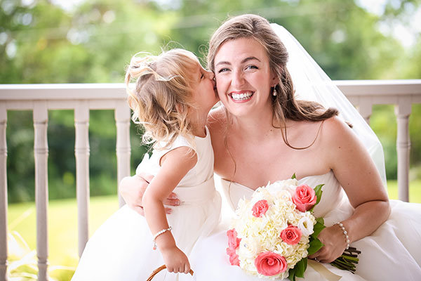 A sweet nuzzle before the ceremony A sweet nuzzle before the ceremony
