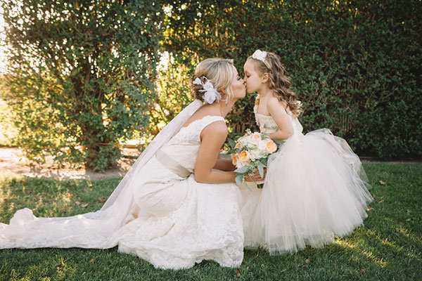 A sweet nuzzle before the ceremony A sweet nuzzle before the ceremony