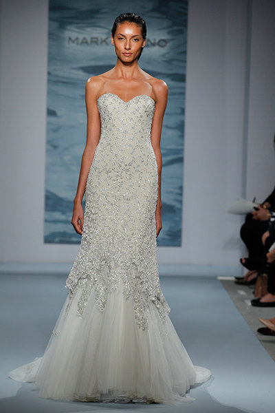 Sparkling Wedding Dresses That Rocked the Runway | BridalGuide