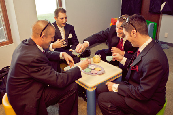 They know exactly how to keep you calm before the ceremony