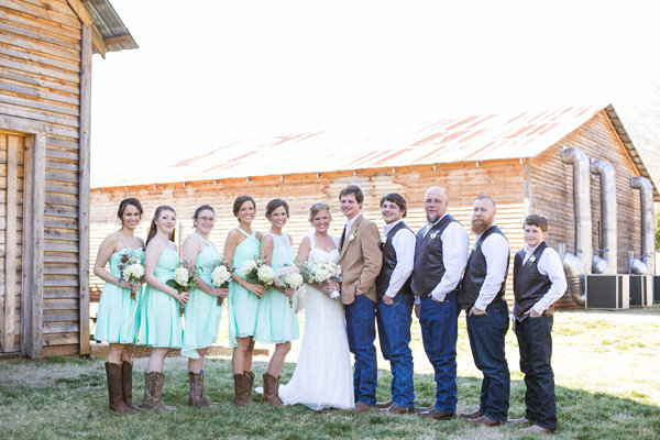 casual barn wedding attire