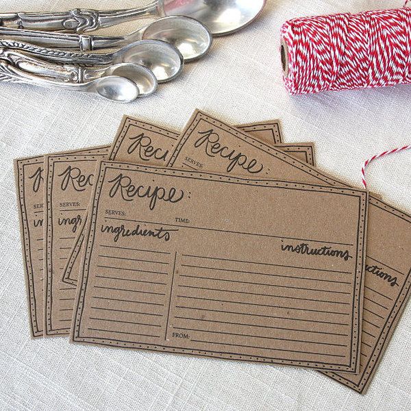 Recipes and Ingredients