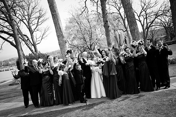 Do tie the bridesmaid gifts into the groomsmen gifts