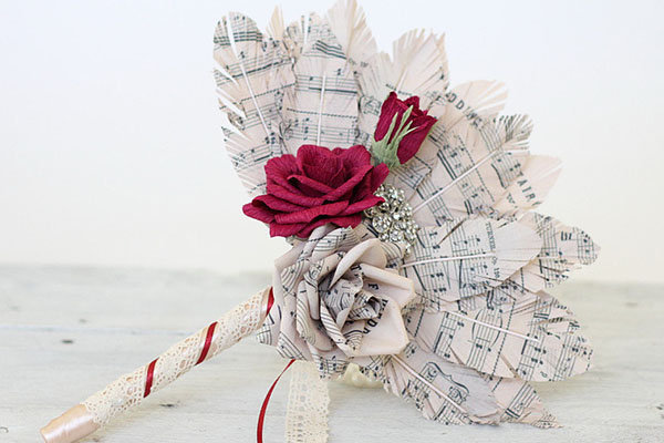 Sheet Music Flowers