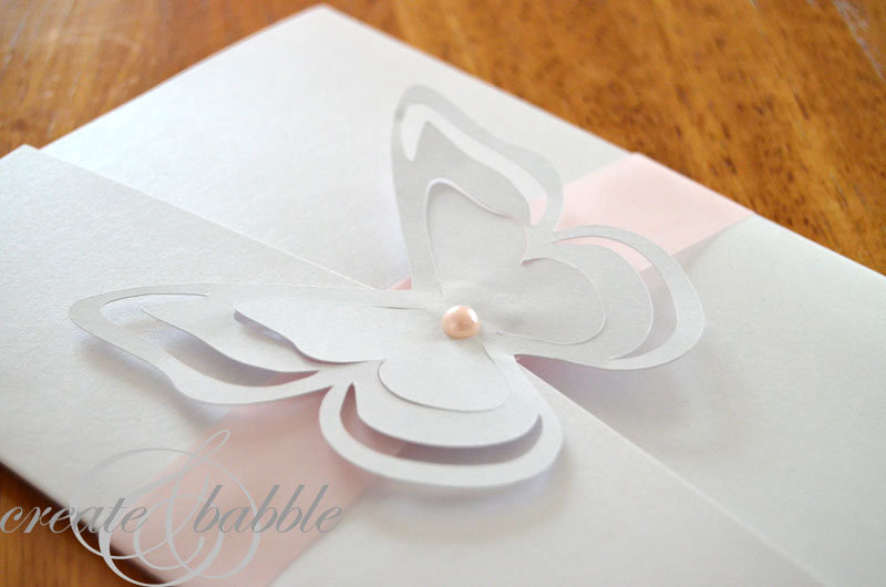 Beginner: Butterfly Silhouette Invite